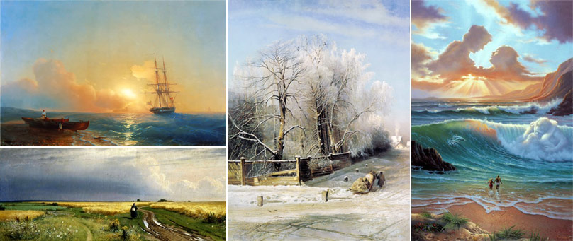 Репродукции картин великих художников от производителя SvitArt (Украина)